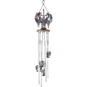 Dueling Dragons with Sword Wind Chime