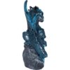 Blue Crystal Baby Dragon Statue