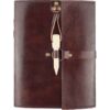 Wooden Peg Leather Journal