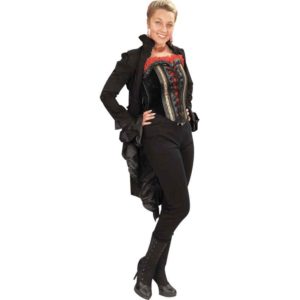 Steampunk Black Stretch Pants