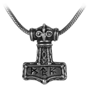 Bindrune Hammer Necklace