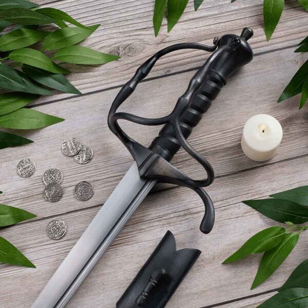 Blackened Short English Saber