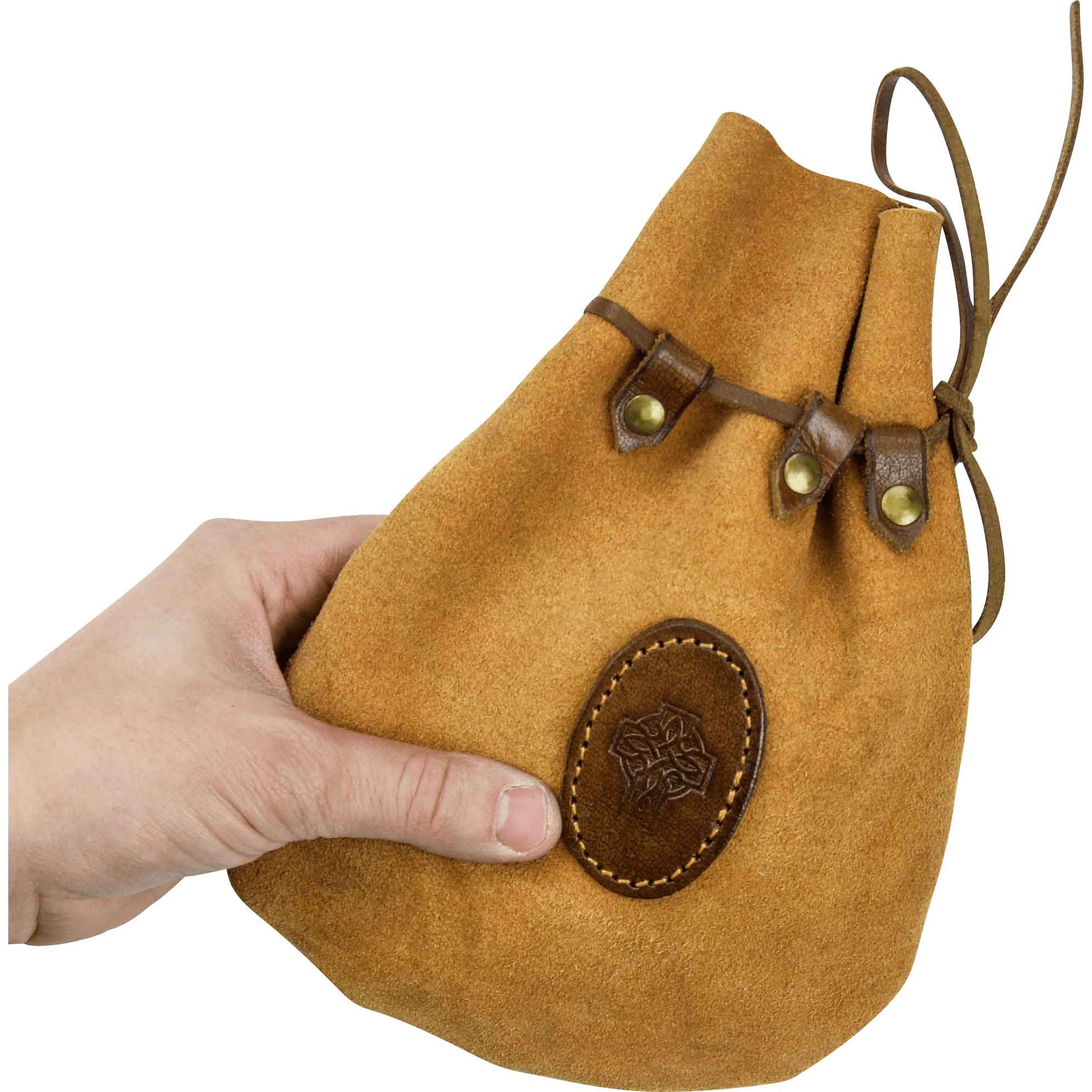 The Medieval Peasant Black Drawstring Pouch - MedieWorld