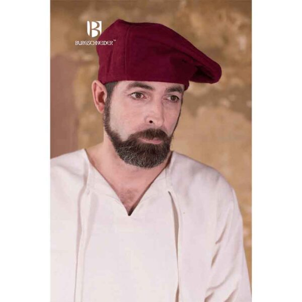 Medieval Wool Beret