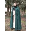 Hooded Medieval Cloak Hibernus - Black Raven Armoury