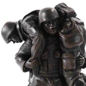 Wounded Soldier Statue