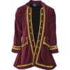 Plus Size Magnificent Pirates Captain Easton Velvet Coat