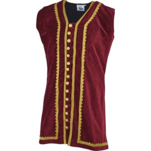 Plus Size Pirates Captain Easton Elegant Long Vest