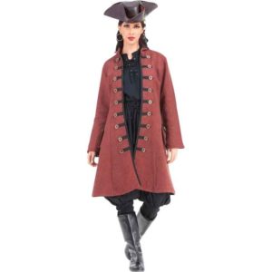 Captain Jacquotte Delahaye Pirate Coat
