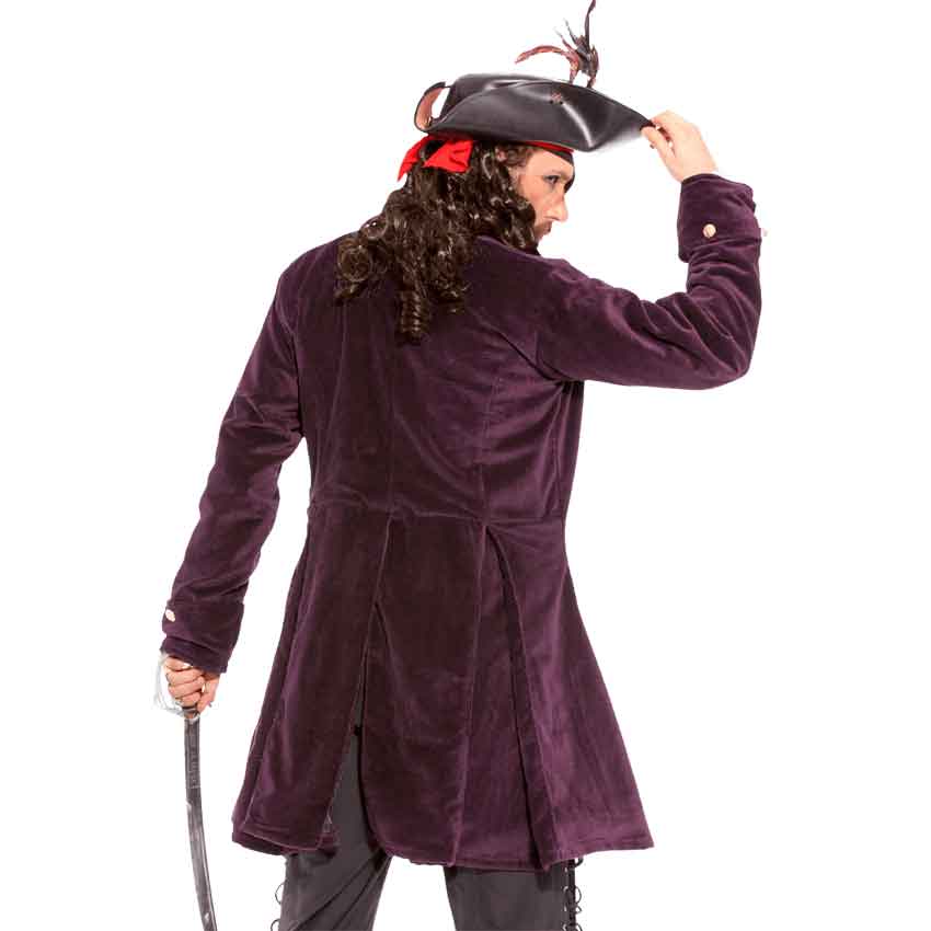 Purple pirate coat best sale