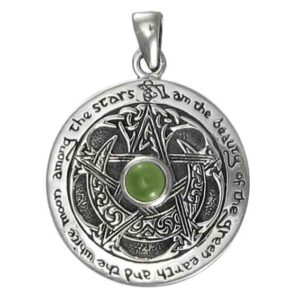 Sterling Silver Pentacle Pendant