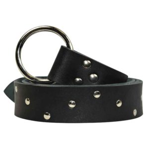 Zig Zag Studded Ring Belt