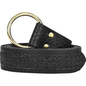 Embossed Celtic Ring Belt