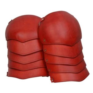 Molded Leather Spaulders