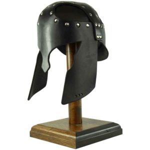 Leather Greek Helmet