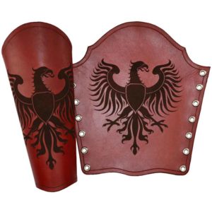 Germanic Eagle Leather Bracers