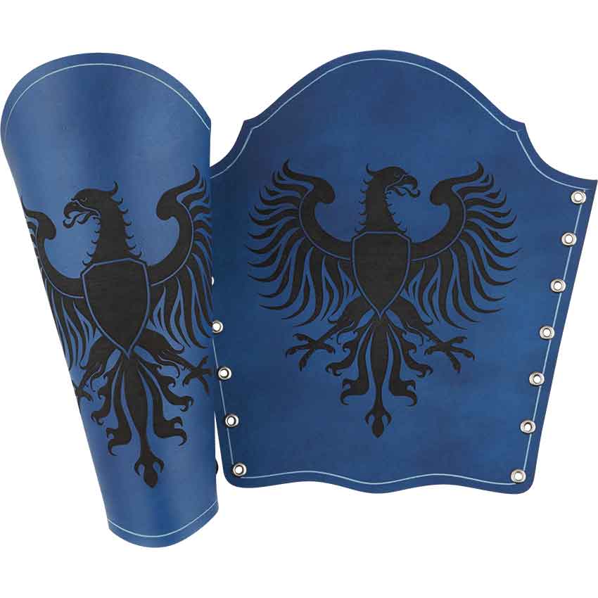 Germanic Eagle Leather Bracers