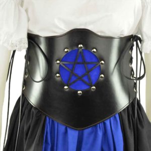 Side Lacing Pentagram Waist Cincher