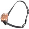 Spiked Leather Bra