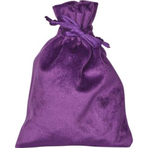 Purple Velvet Pouch