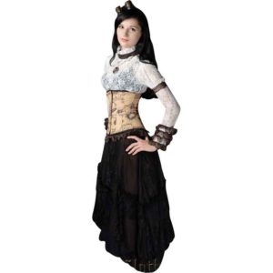 Steampunk Map Underbust Corset