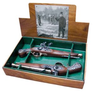Brass French Colonial Flintlock Pistol