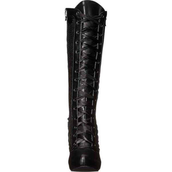 Lady Alexia Lace Panel Boots