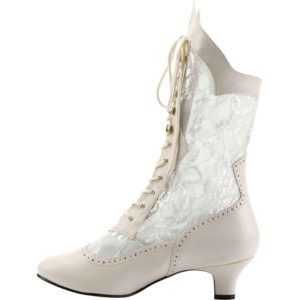 Victorian Lace Ankle Boots