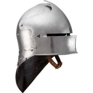 German Sallet Helmet - Polished