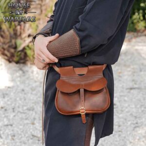 Buckled Travelers Pouch - Brown