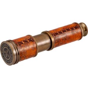 Engraved Brass Telescope