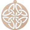 Circle Celtic Knot Ornament Set of 6