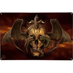 Dissent Dragon Metal Sign