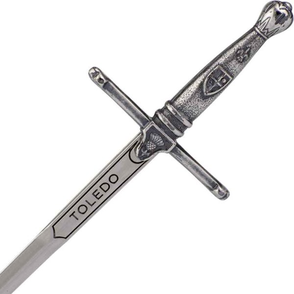 Miniature Silver Toledo Sword by Marto