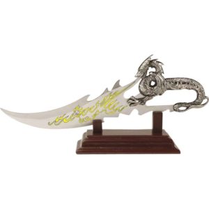 Blade of Dracul Skull and Dagger Dragon Slayer Gothic Display Knife - DWK