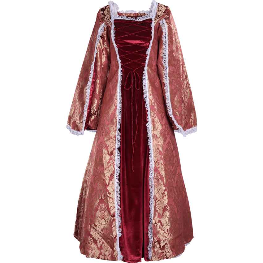 Red Medieval Princess Dress