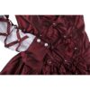 Burgundy Medieval Ball Gown