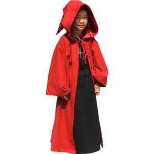 Medieval Hooded Cloak/Cape (Blue,Green,Black,Red,Brown) - 5003 –  Inter-Moden California