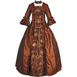 Brown Baroque Renaissance Gown