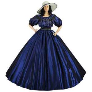 Dark Blue Civil War Dress