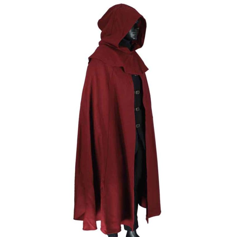 Wool Cloak with Mantle