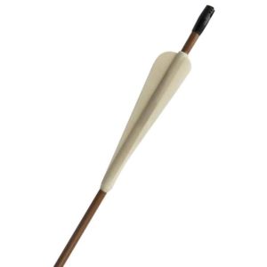 Brown Glow-in-the-Dark LARP Arrow - Round Tip