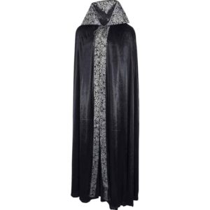 Black And Silver Dracula Cape