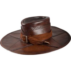 Leather Witch Hunter Hat