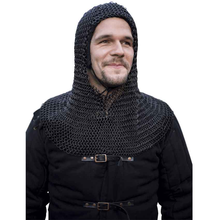 Stainless Steel Chain Mail Coif Authentic Rust Proof Hood