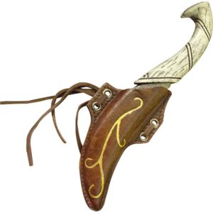 Elven LARP Sheath with Throwing Knife