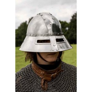 Guardsman Helmet - Polished Steel