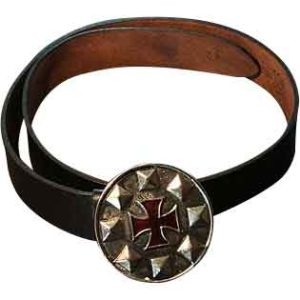 Crusaders Cross Buckle Belt