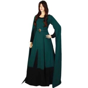 Draped Sleeve Medieval Dress