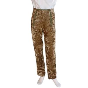 Mens Crushed Velvet Dress Pants